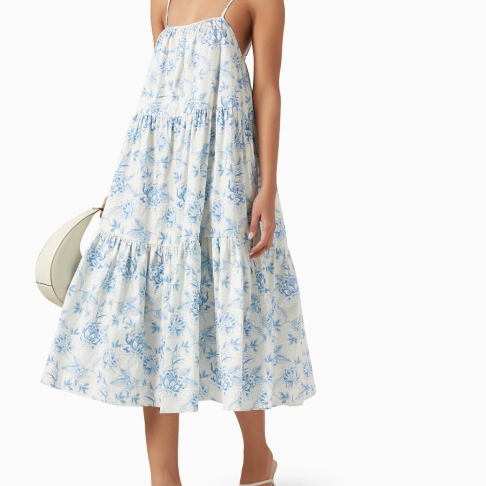 The Addison Dress solid & striped - Picture 2 of 4